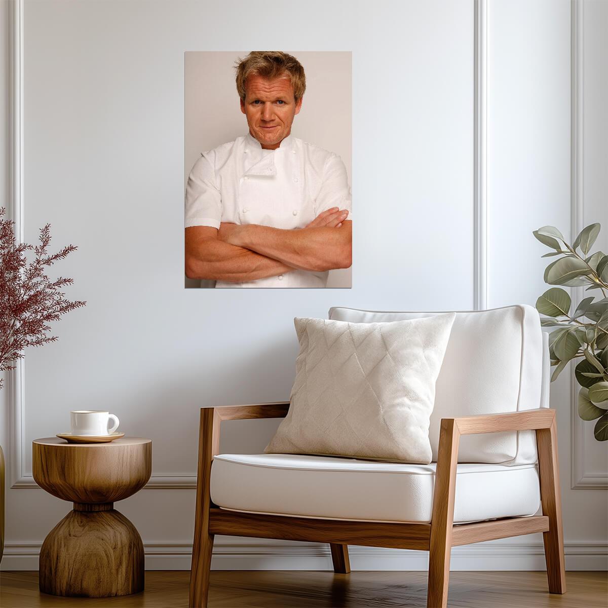 Gordon Ramsay | Celebrity Chef | Kitchen Poster - Celebrities Poster