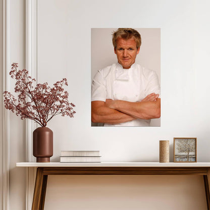 Gordon Ramsay | Celebrity Chef | Kitchen Poster - Celebrities Poster