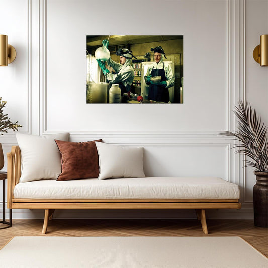 Walter White & Jesse Pinkman Breaking Bad | TV Show Poster | Crime Drama Wall Art - Movies & TV Poster