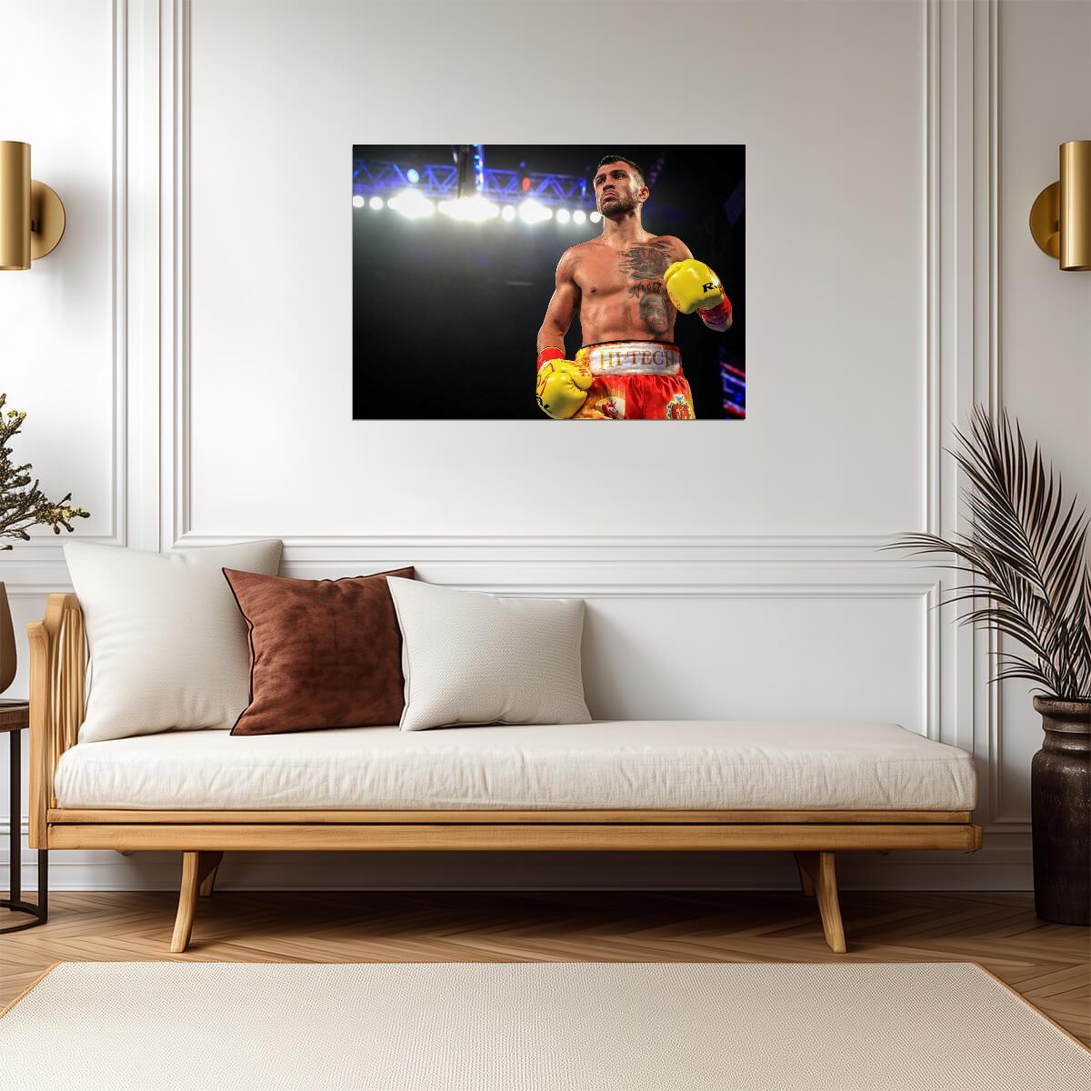 Vasiliy Lomachenko High Tech | Boxing Poster | Ukrainian Fighter Art - Sports Poster