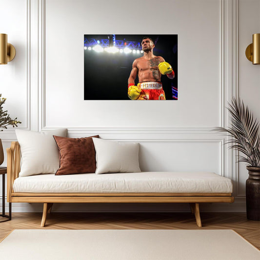 Vasiliy Lomachenko High Tech | Boxing Poster | Ukrainian Fighter Art - Sports Poster