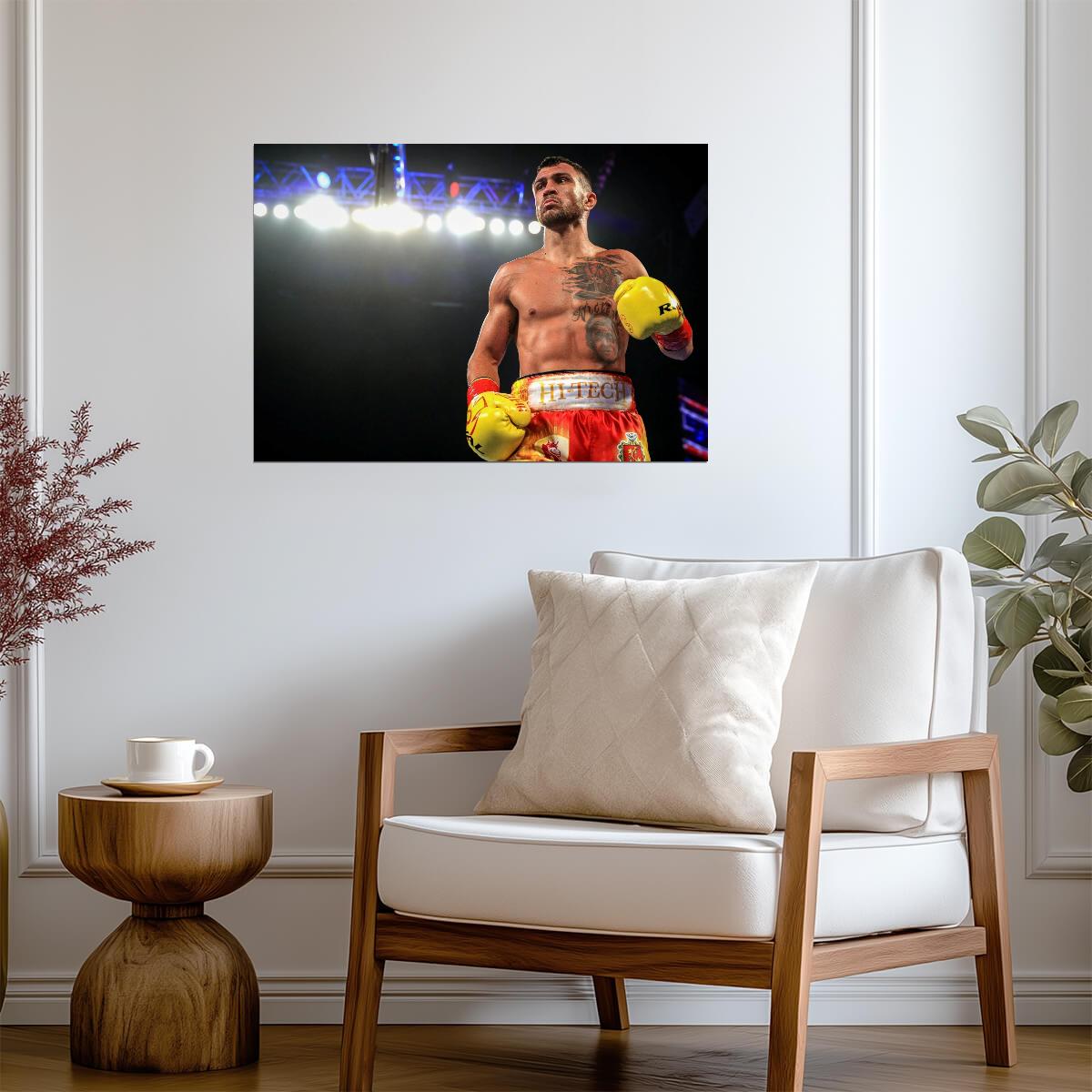 Vasiliy Lomachenko High Tech | Boxing Poster | Ukrainian Fighter Art - Sports Poster