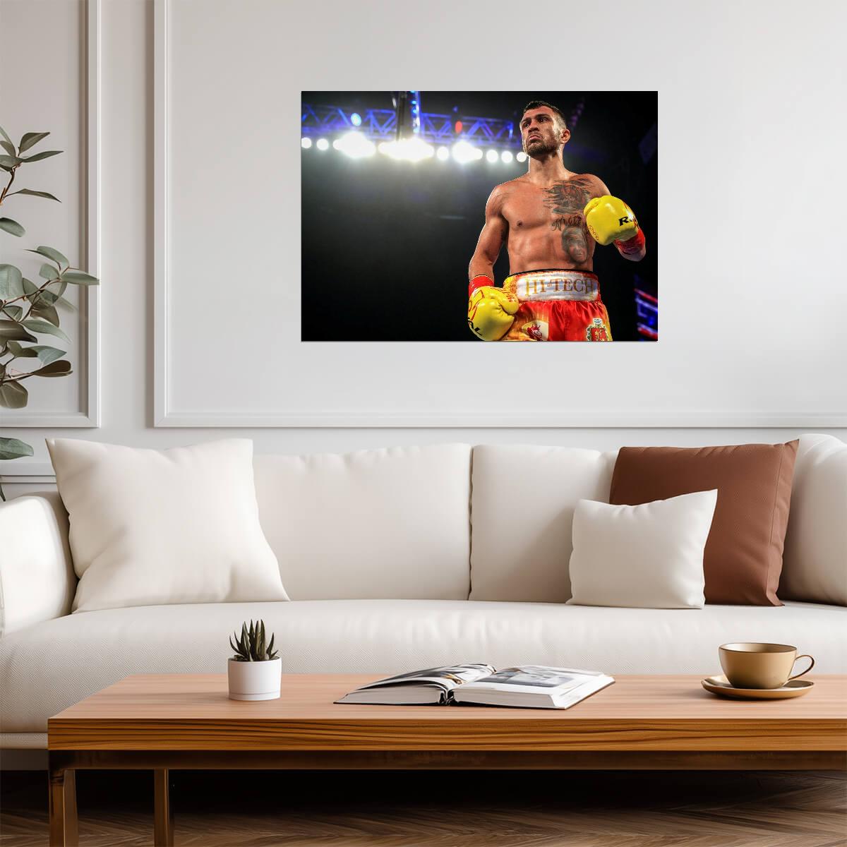 Vasiliy Lomachenko High Tech | Boxing Poster | Ukrainian Fighter Art - Sports Poster