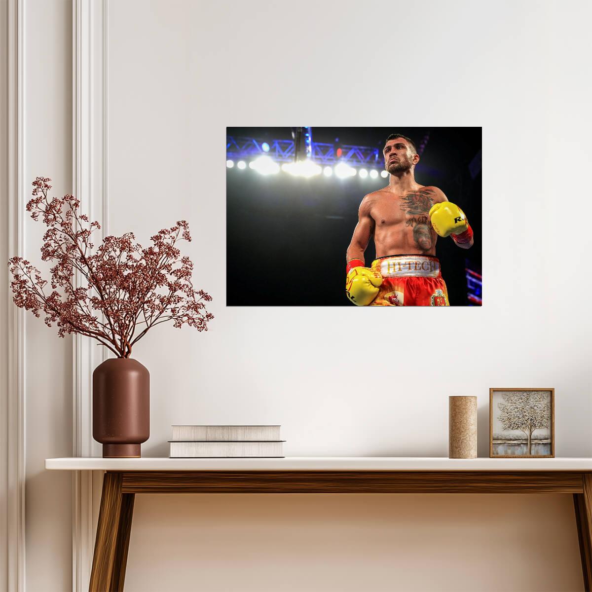 Vasiliy Lomachenko High Tech | Boxing Poster | Ukrainian Fighter Art - Sports Poster