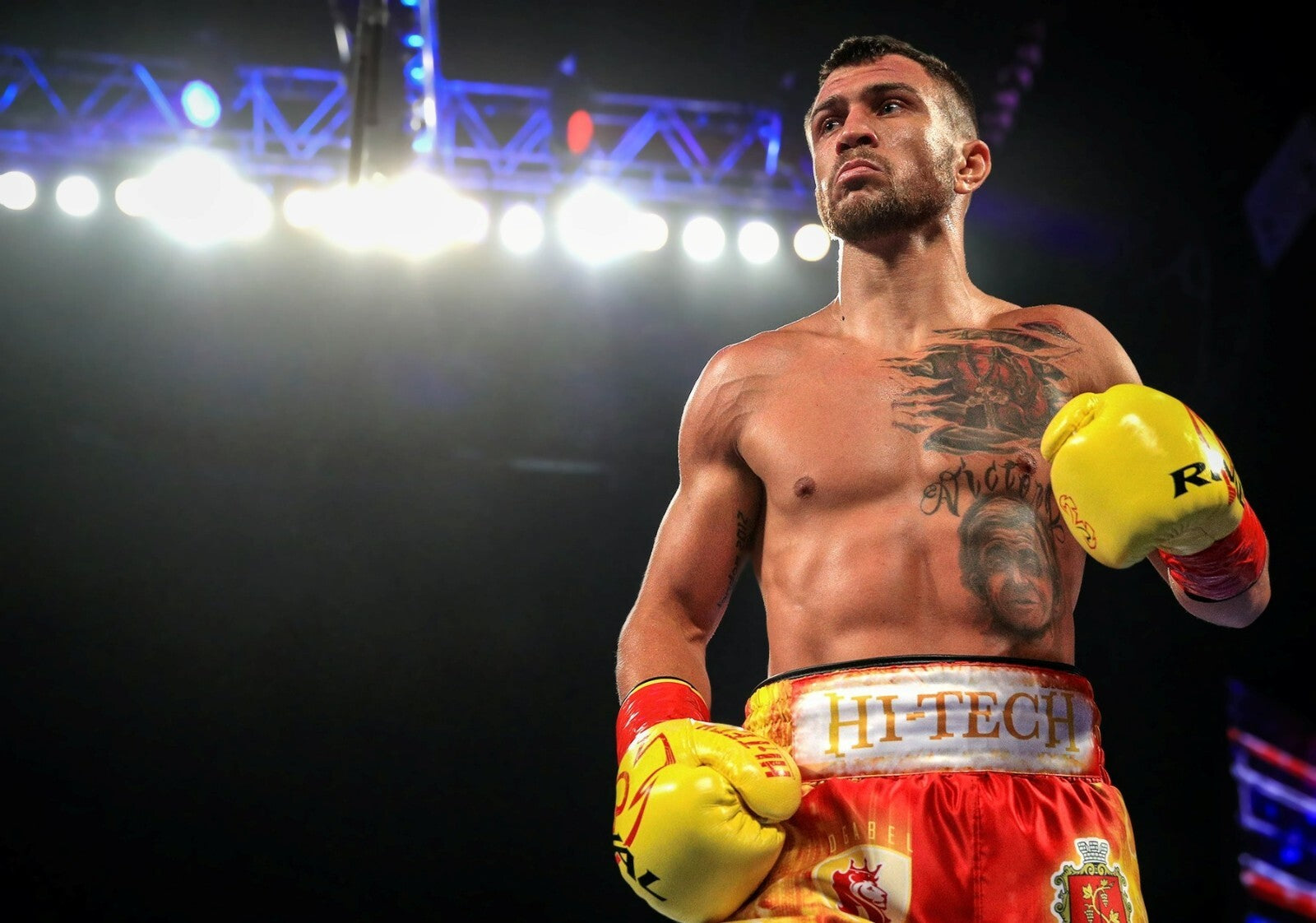 Vasiliy Lomachenko High Tech | Boxing Poster | Ukrainian Fighter Art - Sports Poster