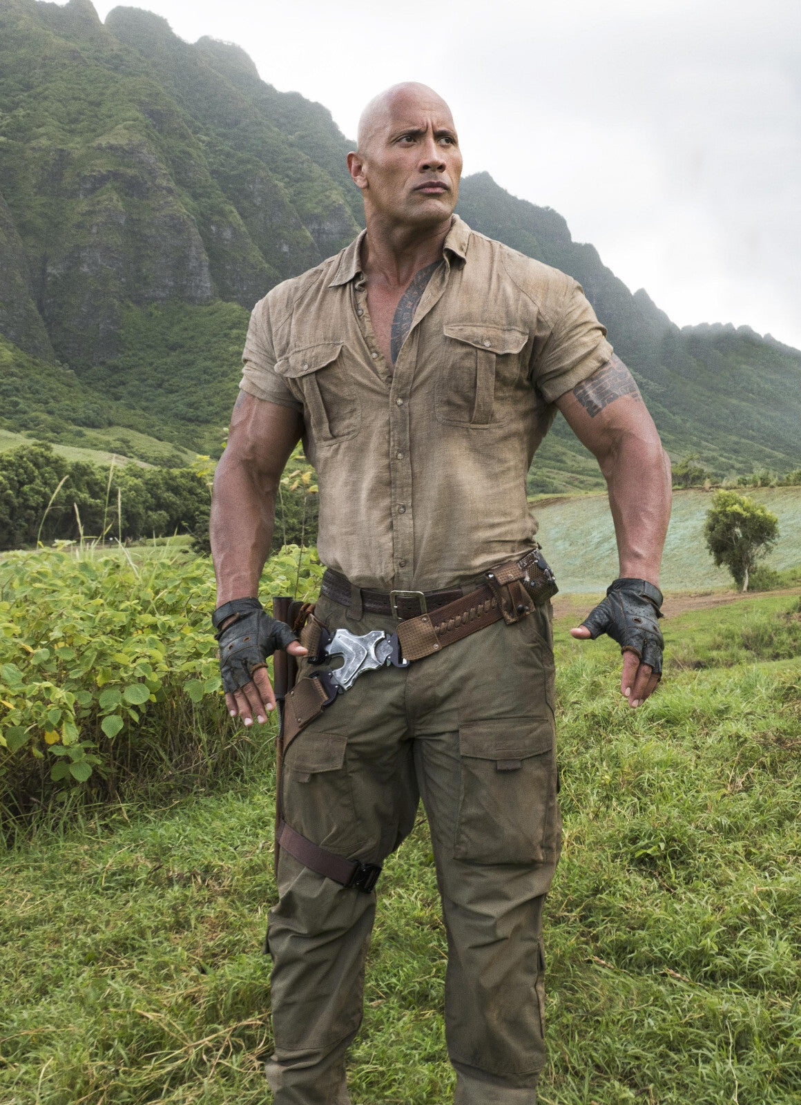 Jumanji Dwayne Johnson | Dr Bravestone Movie Poster | Action Film Wall Art - Movies & TV Poster