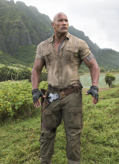 Jumanji Dwayne Johnson | Dr Bravestone Movie Poster | Action Film Wall Art - Movies & TV Poster