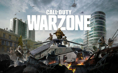 Call of Duty Warzone | Urban Combat Helicopter Crash | Battle Royale FPS Game Art - Video Games Poster