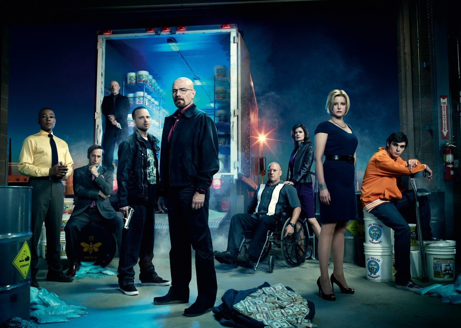 Breaking Bad TV Show Cast | Crime Drama Series Poster | Walter White Fan Gift - Movies & TV Poster