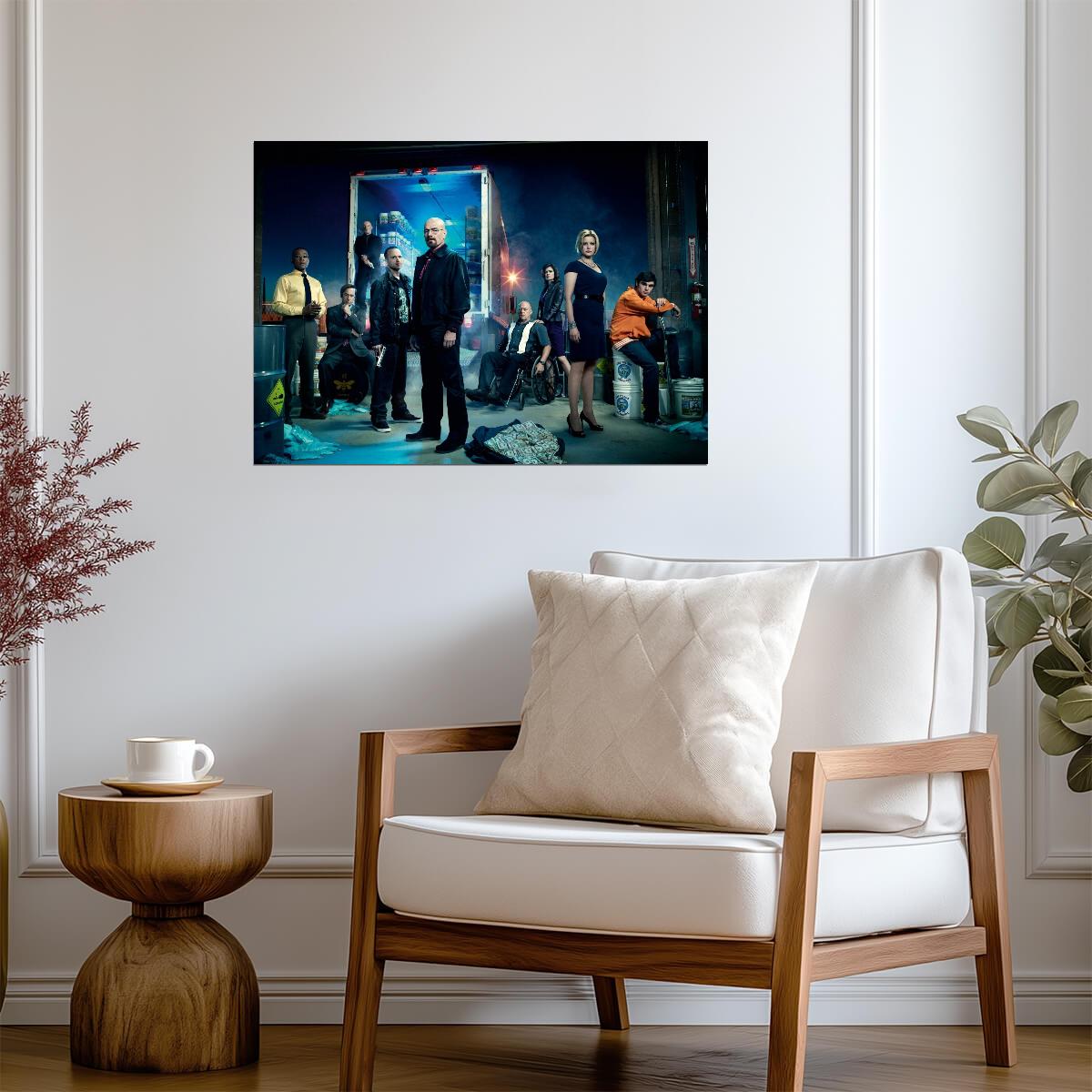 Breaking Bad TV Show Cast | Crime Drama Series Poster | Walter White Fan Gift - Movies & TV Poster