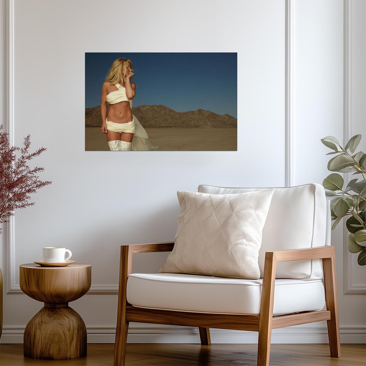 Britney Spears I'm a Slave 4 U | Music Photoshoot Poster | Sexy Pop Star Wall Art - Music Poster