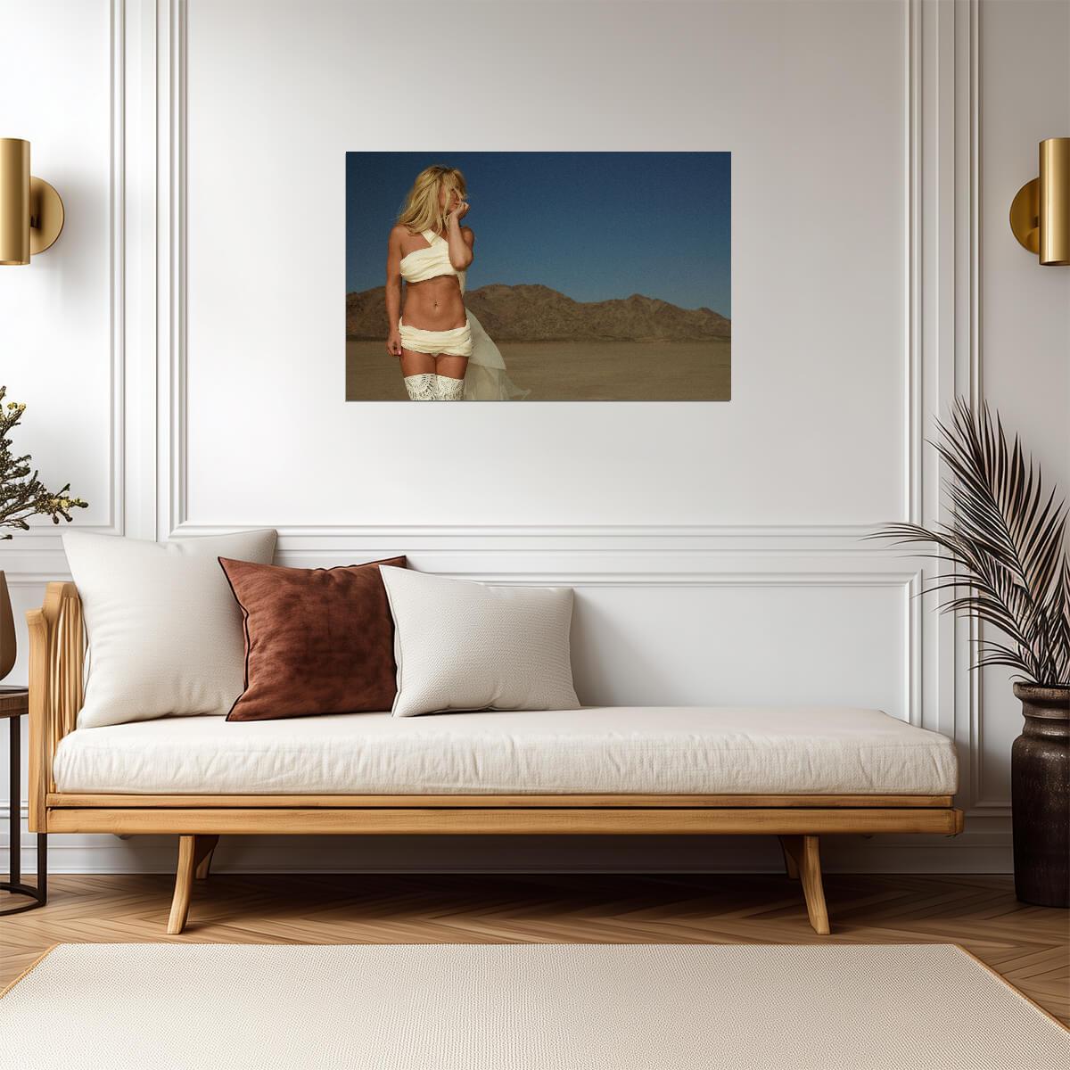 Britney Spears I'm a Slave 4 U | Music Photoshoot Poster | Sexy Pop Star Wall Art - Music Poster