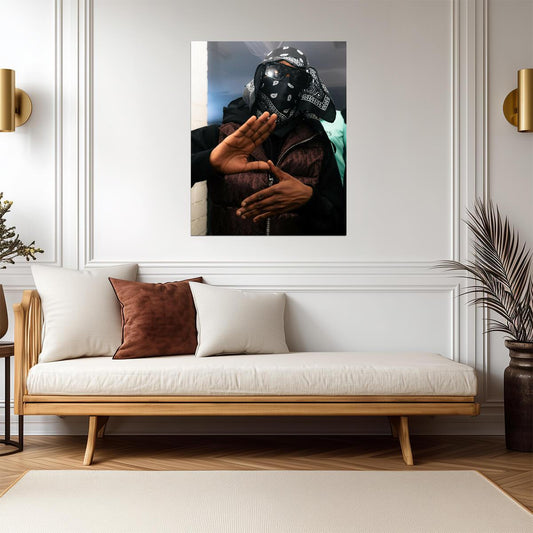 Kwengface Wall Art | British Rapper Poster - Music Poster