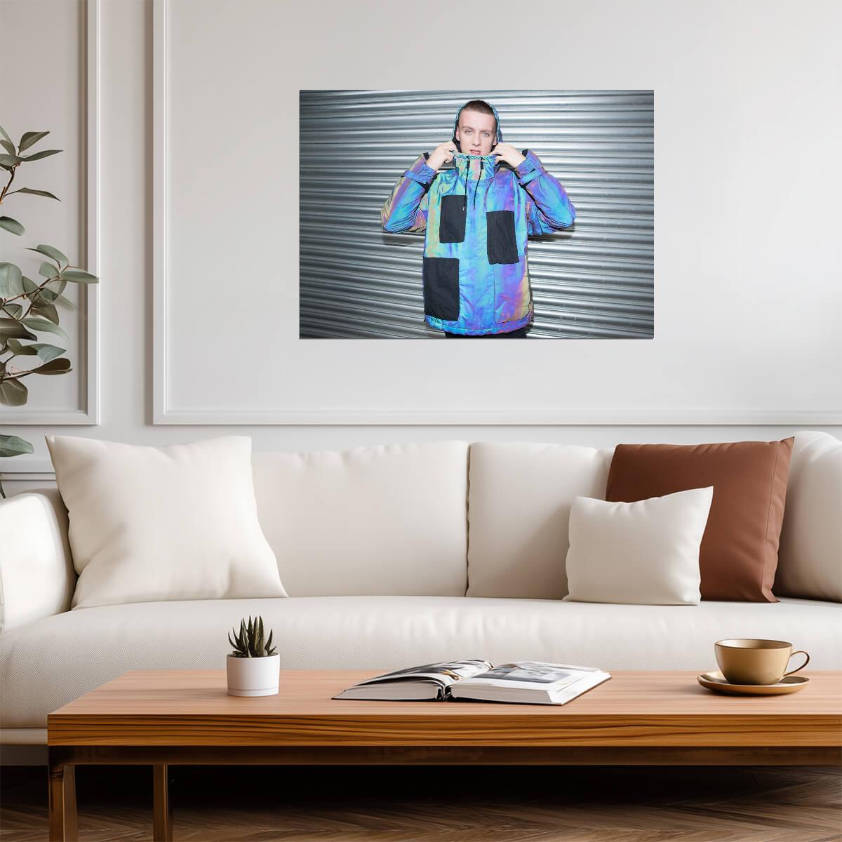 Aitch British Rapper | UK Hip Hop Music Poster | Modern Musician Portrait - Music Poster