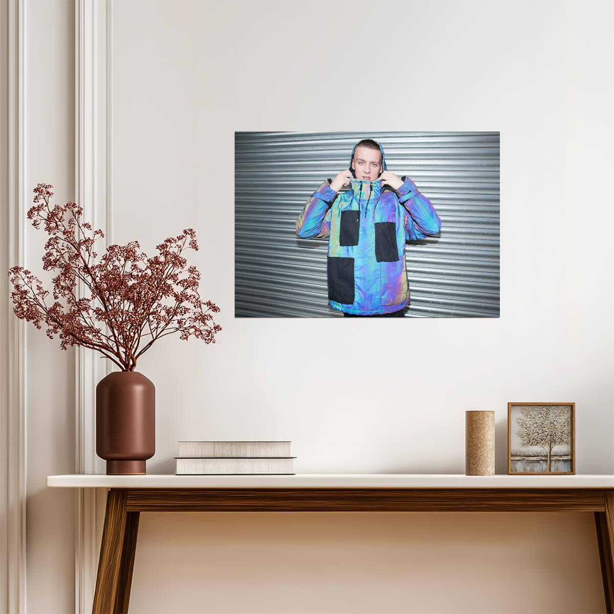 Aitch British Rapper | UK Hip Hop Music Poster | Modern Musician Portrait - Music Poster