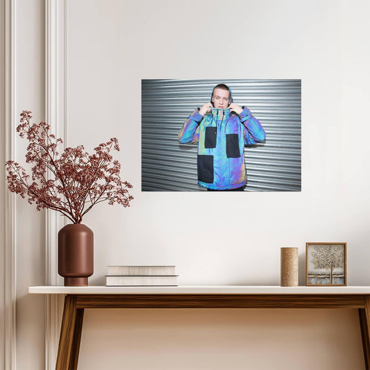Aitch British Rapper | UK Hip Hop Music Poster | Modern Musician Portrait - Music Poster