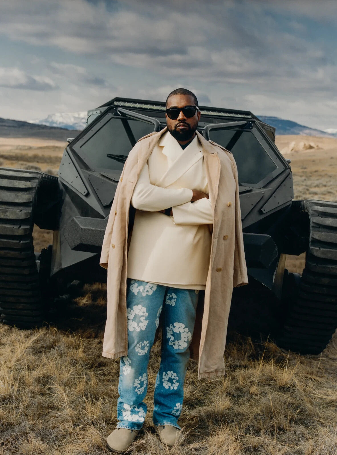 Kanye West Yeezy Fashion | Celebritie Photoshoot Poster | Hip Hop Star Wall Art - Music Poster