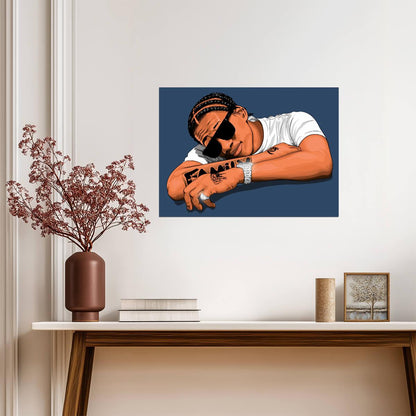 Digga D | UK Drill Rapper | Music Poster - Music Poster