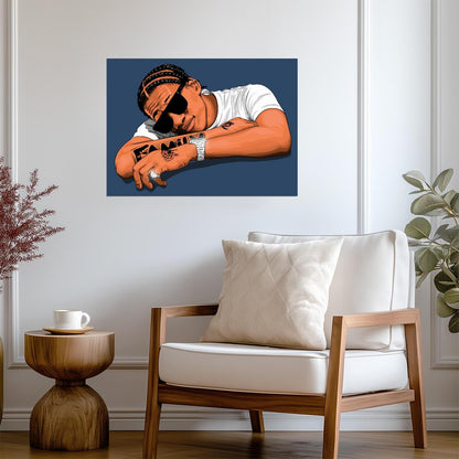 Digga D | UK Drill Rapper | Music Poster - Music Poster