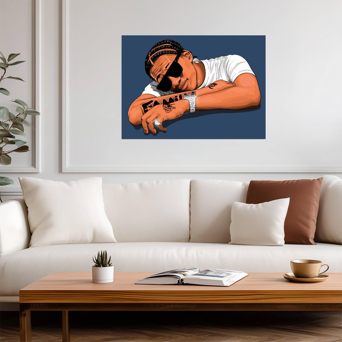 Digga D | UK Drill Rapper | Music Poster - Music Poster