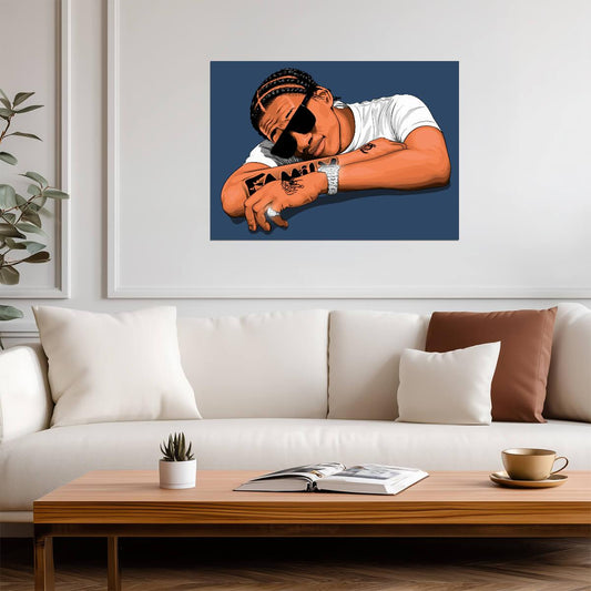 Digga D | UK Drill Rapper | Music Poster - Music Poster