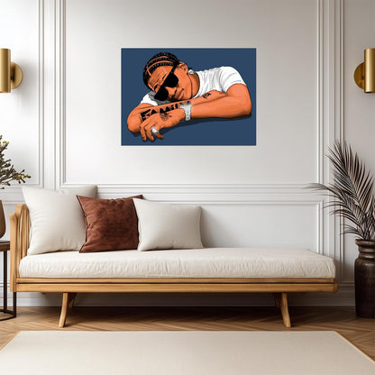 Digga D | UK Drill Rapper | Music Poster - Music Poster