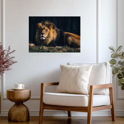 Lion Print | Nature Wildlife Poster - Photography Poster