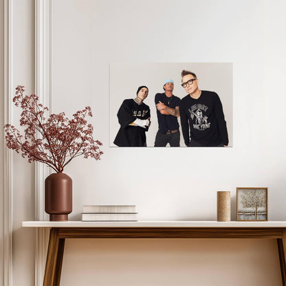 Blink-182 | Rock Trio Art | Music Poster - Music Poster