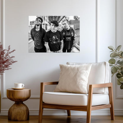 The Prodigy | Black & White Band Portrait | Electronic Music Legends Poster - Music Poster