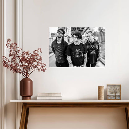 The Prodigy | Black & White Band Portrait | Electronic Music Legends Poster - Music Poster