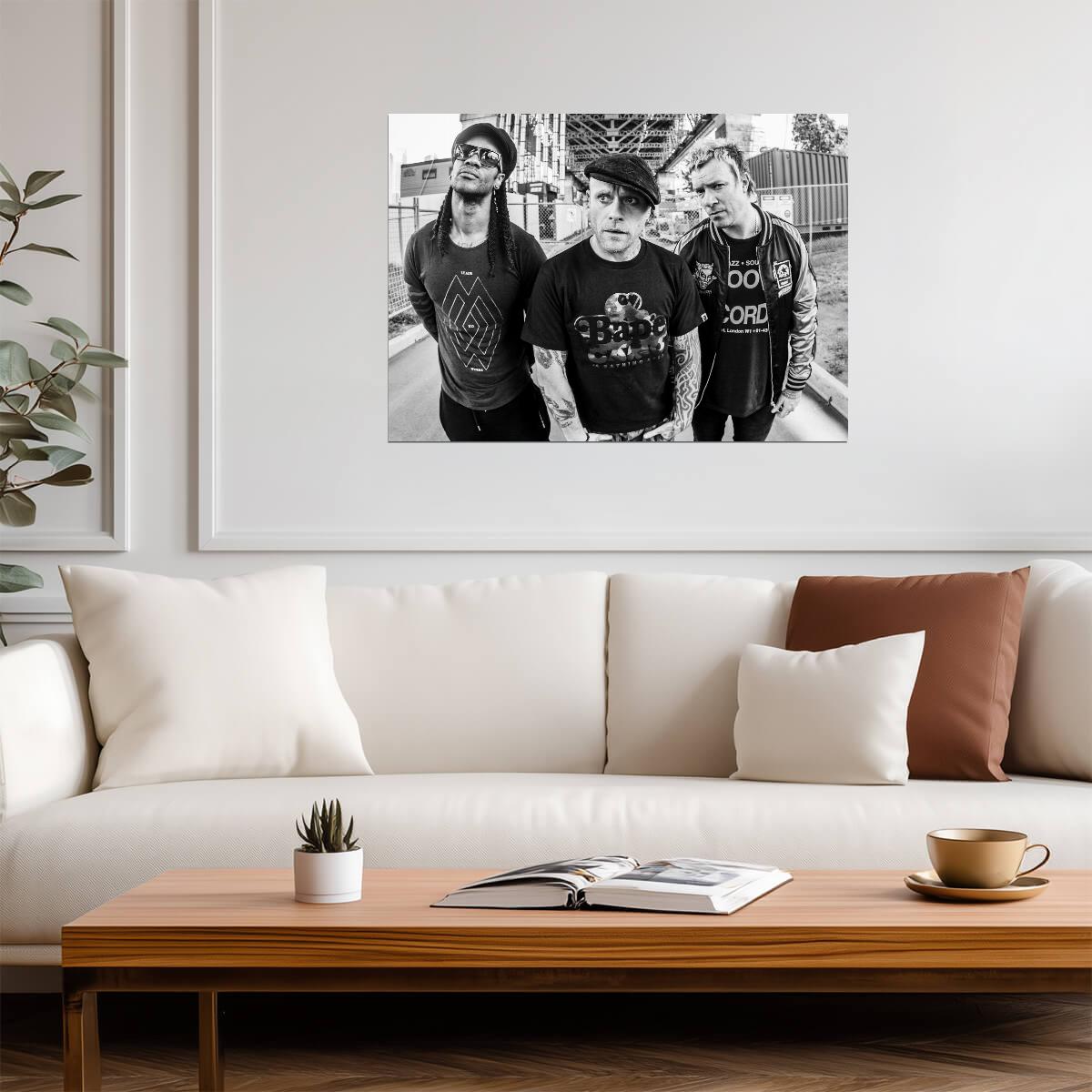 The Prodigy | Black & White Band Portrait | Electronic Music Legends Poster - Music Poster