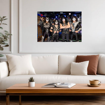 Kiss Band Live on Stage | Rock Music Poster | Concert Photography Art - Music Poster
