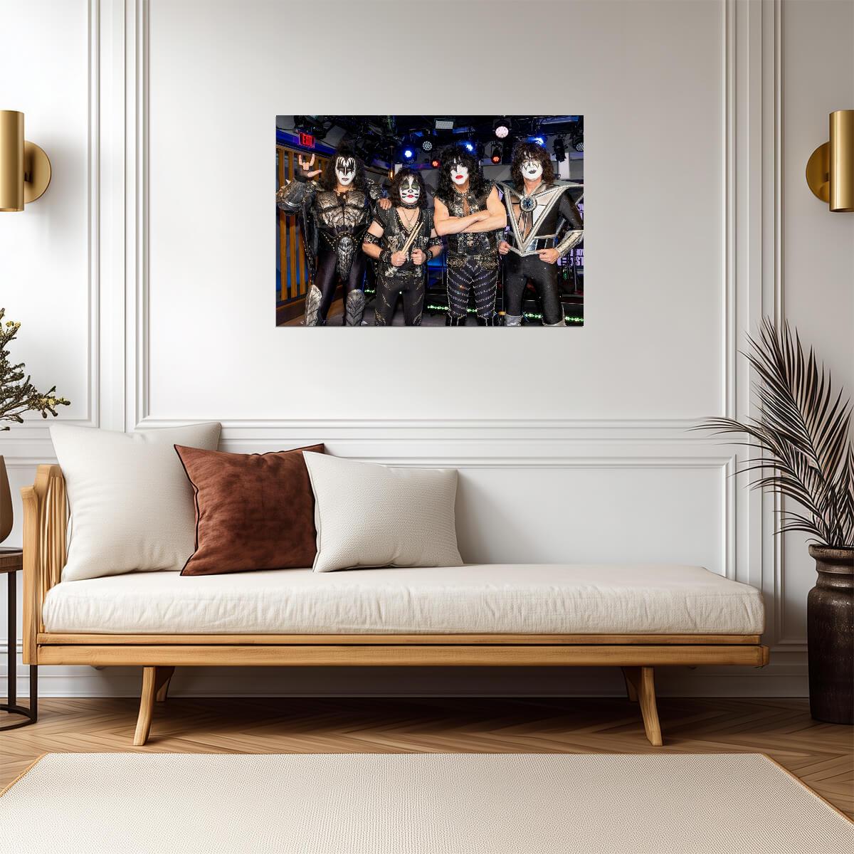 Kiss Band Live on Stage | Rock Music Poster | Concert Photography Art - Music Poster