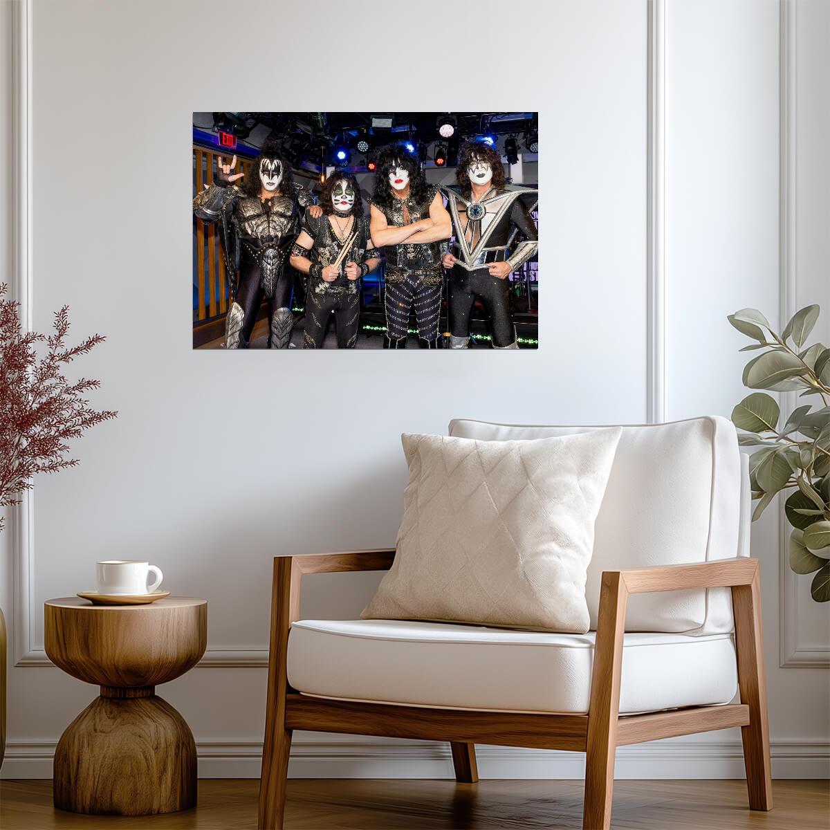 Kiss Band Live on Stage | Rock Music Poster | Concert Photography Art - Music Poster