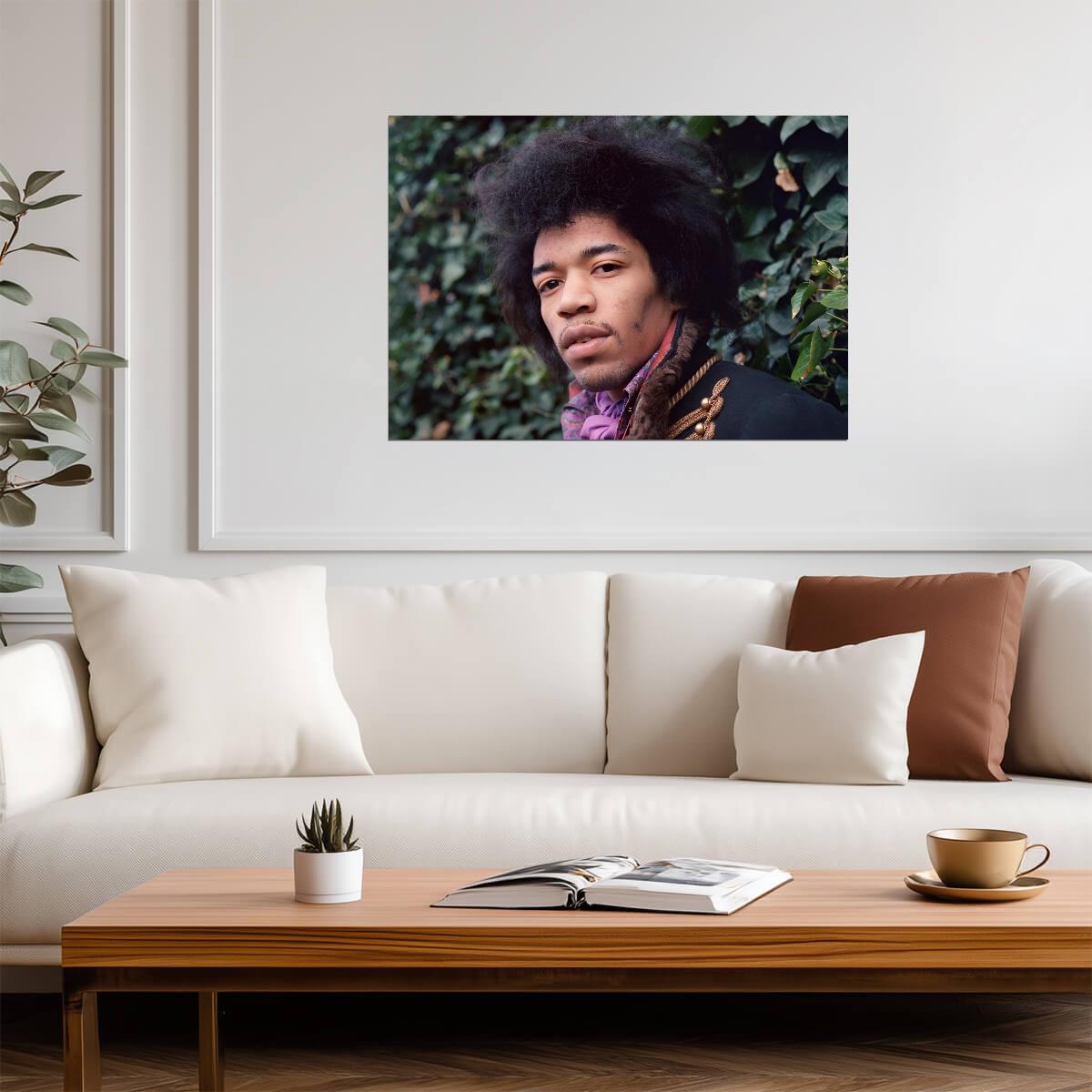 Jimi Hendrix Wall Art | Vintage Rock Poster - Music Poster
