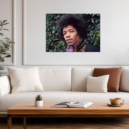 Jimi Hendrix Wall Art | Vintage Rock Poster - Music Poster