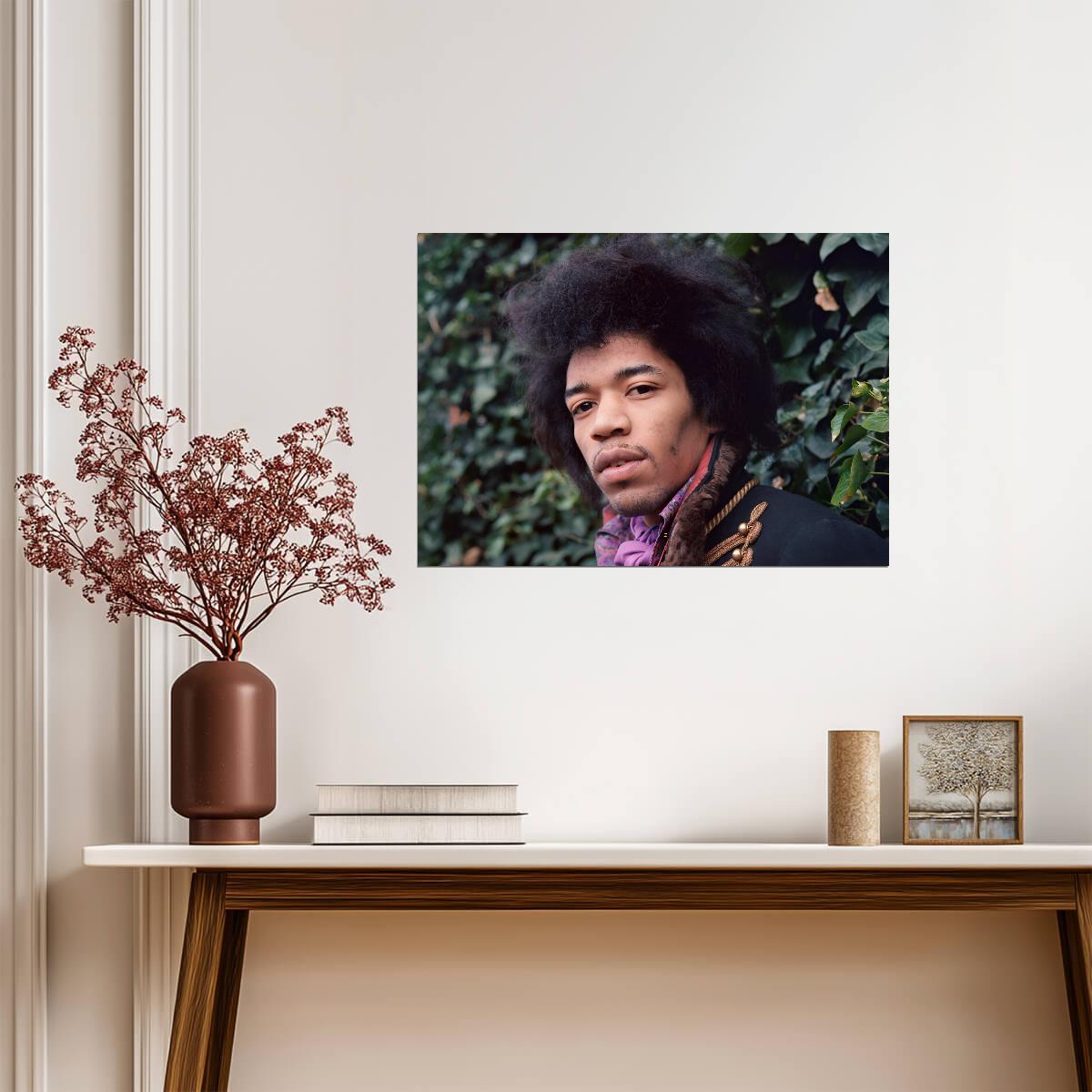 Jimi Hendrix Wall Art | Vintage Rock Poster - Music Poster