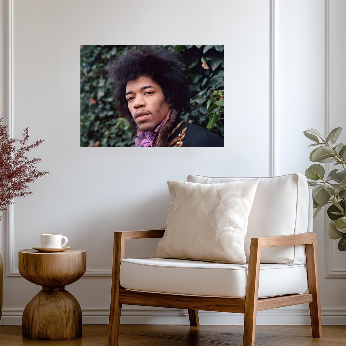 Jimi Hendrix Wall Art | Vintage Rock Poster - Music Poster