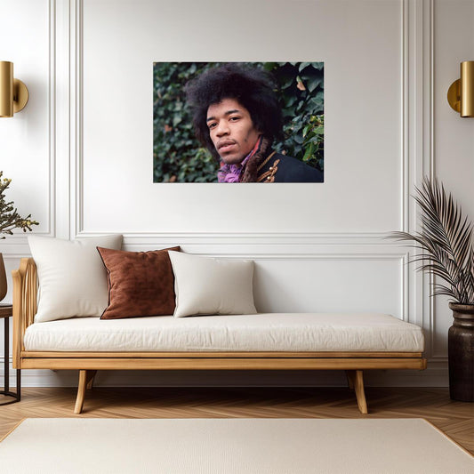 Jimi Hendrix Wall Art | Vintage Rock Poster - Music Poster