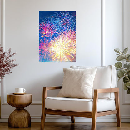 Fireworks | Celebration Art | Night Sky Poster - Photography Poster