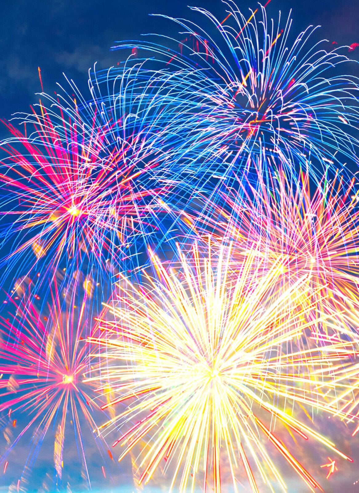Fireworks | Celebration Art | Night Sky Poster - Photography Poster