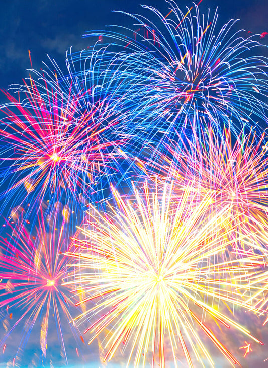 Fireworks | Celebration Art | Night Sky Poster - Photography Poster