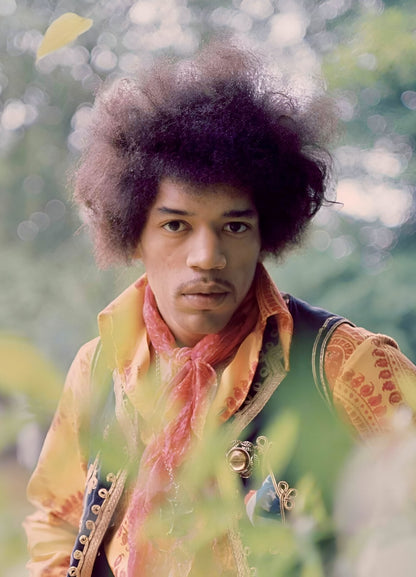 Jimi Hendrix Print | Vintage Rock Music Poster - Music Poster