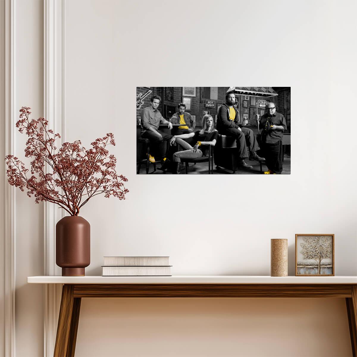 It's Always Sunny In Philadelphia | Black and White Art | TV Show Poster - Movies & TV Poster