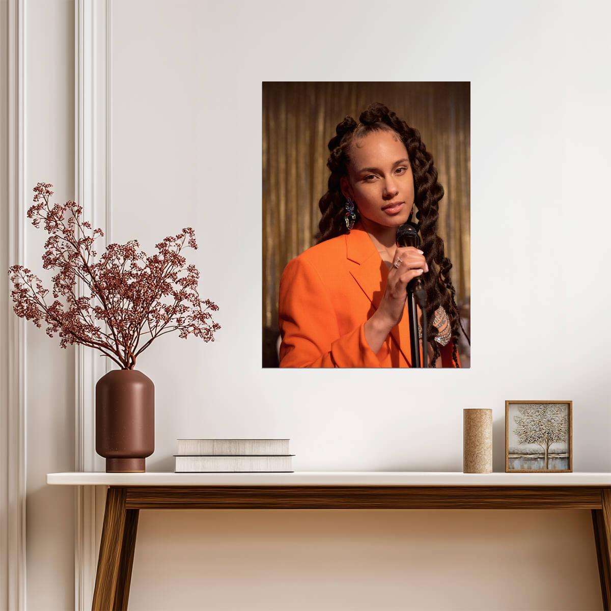 Alicia Keys | R&B Singer Poster | Music Legend Art - Music Poster