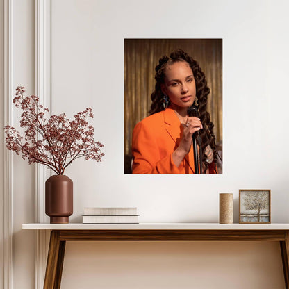 Alicia Keys | R&B Singer Poster | Music Legend Art - Music Poster