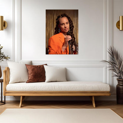 Alicia Keys | R&B Singer Poster | Music Legend Art - Music Poster