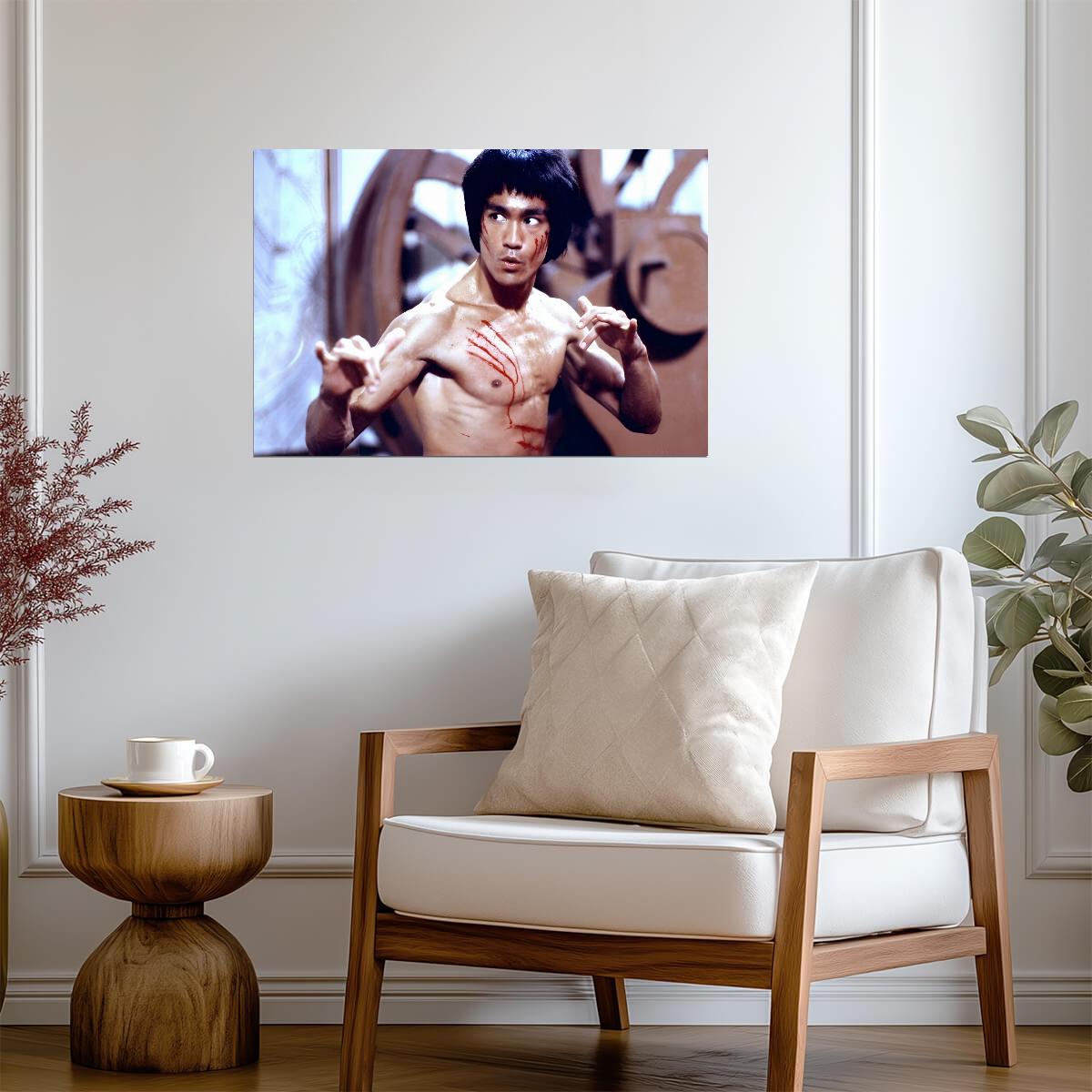Bruce Lee Movie Still | Martial Arts Poster | Kung Fu Legend Wall Art - Celebrities Poster