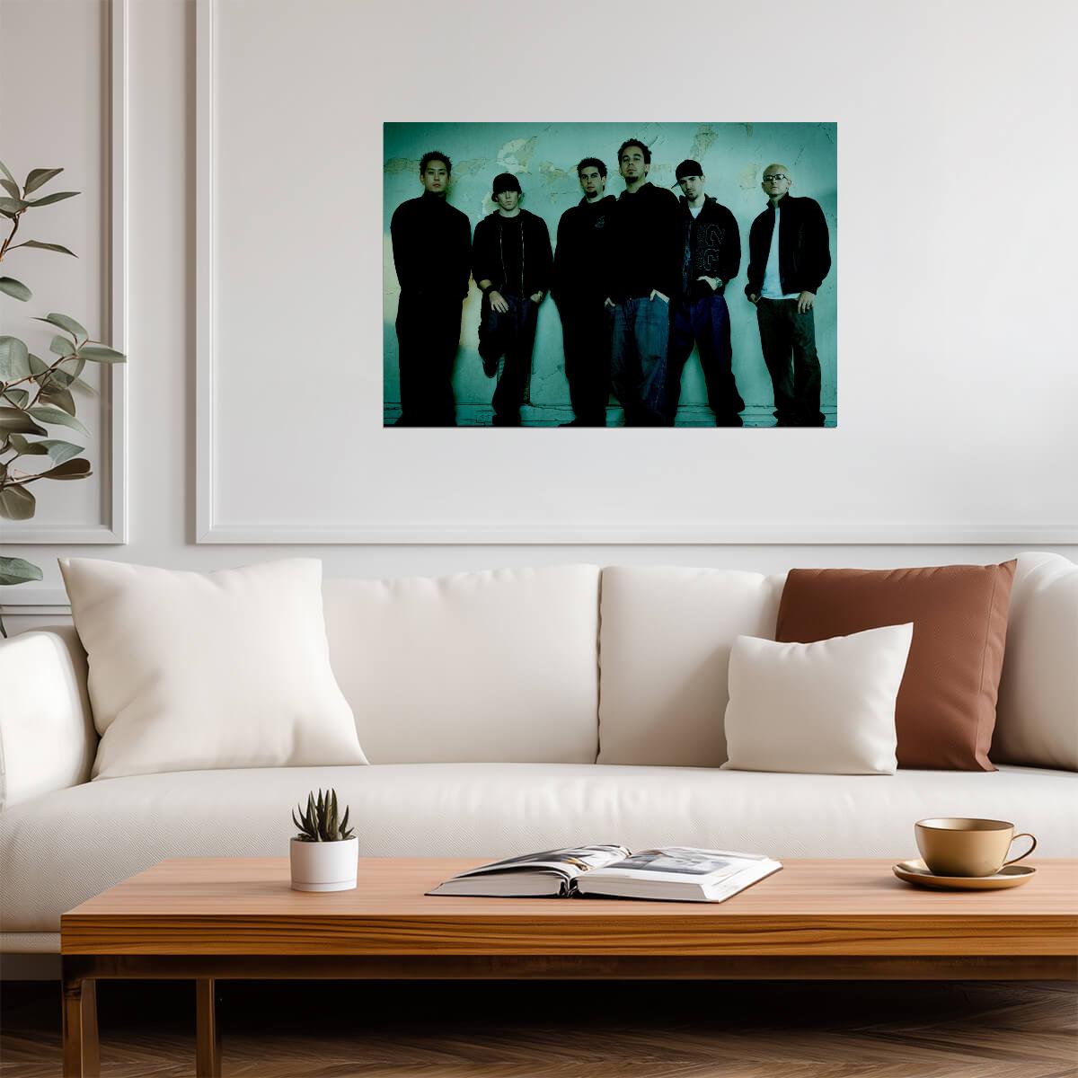 Linkin Park Early 2000s Era | Rock Band Poster | Nu Metal Music Fan Gift - Music Poster