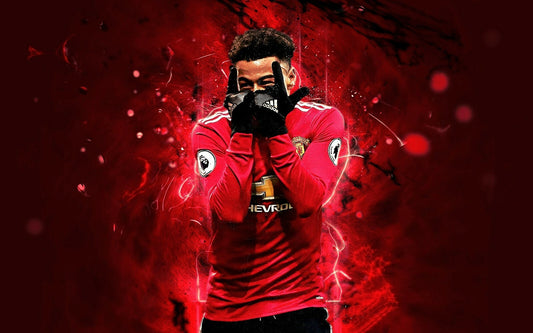 Jesse Lingard JLingz Celebration | Soccer Poster | Manchester United Fan Gift - Sports Poster